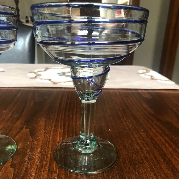 Set of glass Margarita cups - Picture 5 of 5